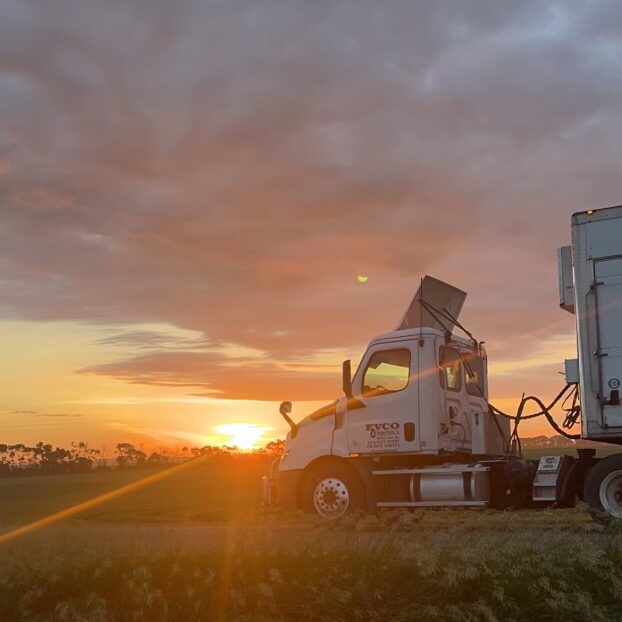 EVCO freight transportation truck